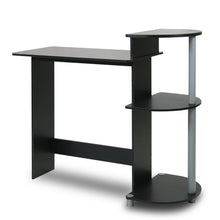 Load image into Gallery viewer, Contemporary Computer Desk in Black and Grey Finish