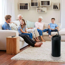 Load image into Gallery viewer, Black 13-Gallon Kitchen Trash Can with Touch Free Motion Sensor Lid