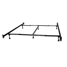 Load image into Gallery viewer, California King Steel Metal Bed Frame with Headboard and Footboard Brackets