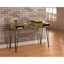 Load image into Gallery viewer, Farmhouse Rustic Home Office 1 Drawer Writing Desk