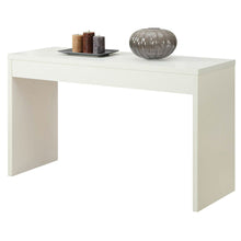 Load image into Gallery viewer, White Sofa Table Modern Entryway Living Room Console Table
