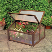 Load image into Gallery viewer, Farmhouse Double Box Wooden Small Portable Garden Greenhouse