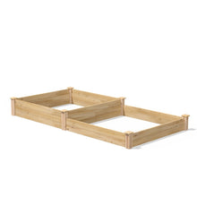 Load image into Gallery viewer, 4 ft x 8 ft Cedar Wood 2 Tier Raised Garden Bed - Made in USA