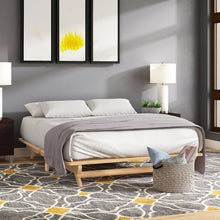Load image into Gallery viewer, Farmhouse Full Size Solid Wood Platform Bed Made in USA