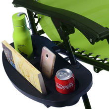 Load image into Gallery viewer, Set of 2 Green Folding Outdoor Zero Gravity Lounge Chair Recliner