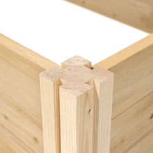 Load image into Gallery viewer, 4ft x 4ft Outdoor Cedar Wood Raised Garden Bed Planter Box - Made in USA