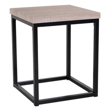 Load image into Gallery viewer, Farmhouse 5 Piece Square Natural Wood Steel Kitchen Dining Set