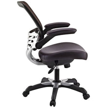 Load image into Gallery viewer, Modern Brown Mesh Back Ergonomic Office Chair  with Flip-up Arms
