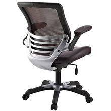 Load image into Gallery viewer, Modern Brown Mesh Back Ergonomic Office Chair  with Flip-up Arms
