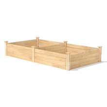 Load image into Gallery viewer, 4 ft x 8 ft Cedar Wood Raised Garden Bed - Made in USA