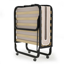 Load image into Gallery viewer, Rollaway Bed with Casters Wheels and Folding Memory Foam Mattress