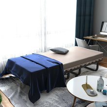 Load image into Gallery viewer, Rollaway Bed with Casters Wheels and Folding Memory Foam Mattress