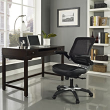 Load image into Gallery viewer, Modern Black Mesh Back Ergonomic Office Chair with Flip-up Arms