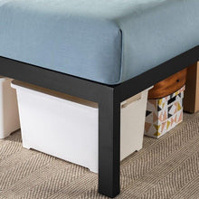 Load image into Gallery viewer, Full size 18 Inch Easy Assemble Metal Platform Bed Frame Wooden Slats