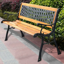 Load image into Gallery viewer, FarmHome Outdoor Patio Park Cast Iron Garden Porch Chair Bench