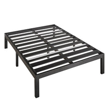 Load image into Gallery viewer, Queen size Metal Platform Bed Frame with 3.86 inch Wide Heavy Duty Steel Slats