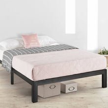 Load image into Gallery viewer, Queen size Metal Platform Bed Frame with 3.86 inch Wide Heavy Duty Steel Slats