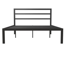 Load image into Gallery viewer, Queen Black Metal Platform Bed Frame with Headboard Included