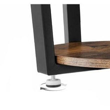 Load image into Gallery viewer, Farmhouse Rustic Round Side Table Nightstand End Table