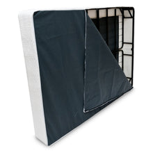 Load image into Gallery viewer, Queen size Metal Box Spring Mattress Foundation with Cover