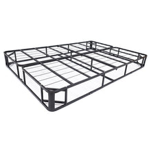 Load image into Gallery viewer, Queen size Metal Box Spring Mattress Foundation with Cover