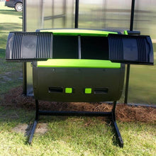 Load image into Gallery viewer, Rotating 65-Gallon Compost Bin Tumbler with 2 Compartments