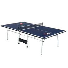 Load image into Gallery viewer, Official Tournament Grade Blue Foldable Indoor Table Tennis Table with Paddles and Balls