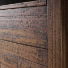 Load image into Gallery viewer, FarmHome Walnut Solid Pine Platform Bed in Queen Size