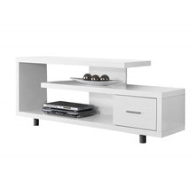 Load image into Gallery viewer, White Modern TV Stand - Fits up to 60-inch Flat Screen TV
