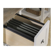 Load image into Gallery viewer, FarmHouse White Oak Top 2 Drawer Office Writing Desk - Made In USA