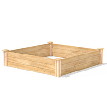 Load image into Gallery viewer, Cedar 4 ft x 4 ft x 10.5 in Raised Garden Bed - Made in USA