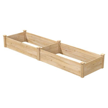 Load image into Gallery viewer, 2 ft x 8 ft Cedar Wood Raised Garden Bed - Made in USA