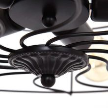Load image into Gallery viewer, 5 Light Modern Black Iron Sphere Modern Chandelier
