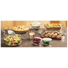 Load image into Gallery viewer, 15-Piece Glass Bakeware Set - Dishwasher Oven Microwave &amp; Freezer Safe
