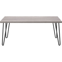 Load image into Gallery viewer, Modern Classic Vintage Style Coffee Table with Wood Top and Metal Legs

