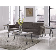 Load image into Gallery viewer, Modern Classic Vintage Style Coffee Table with Wood Top and Metal Legs
