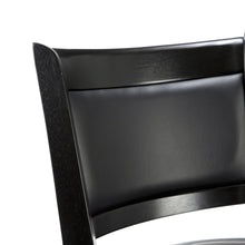 Load image into Gallery viewer, Black 29-inch Swivel Seat Barstool with Faux Leather Cushion Seat
