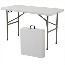 Load image into Gallery viewer, Multipurpose 4-Foot Center Folding Table with Carry Handle
