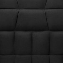 Load image into Gallery viewer, Plush Black Split-Back Design Convertible Linen Tufted Futon w/ 2 Pillows
