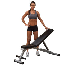 Load image into Gallery viewer, Multi-position Weight Training Flat Incline Decline Folding Exercise Bench
