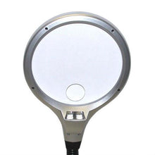 Load image into Gallery viewer, LED Illuminated 2X Magnifying Glass / Desk Lamp
