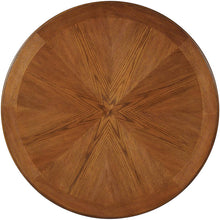 Load image into Gallery viewer, Modern 48-inch Round Dining Table in Medium Walnut Wood Finish
