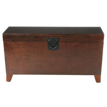 Load image into Gallery viewer, Contemporary Lift Top Coffee Table Storage Trunk in Espresso Finish
