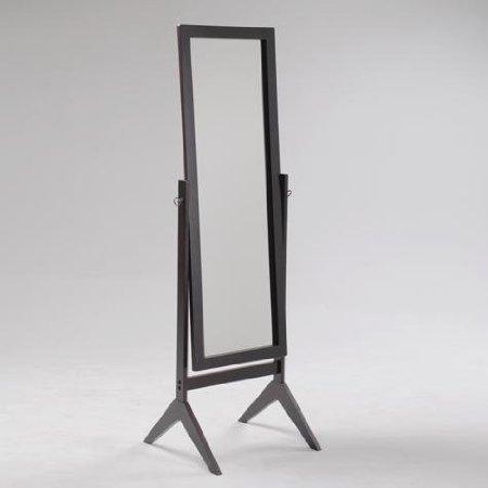 Full Length Cheval Mirror in Espresso Finish