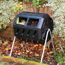 Load image into Gallery viewer, 37-Gallon Tumbling Compost Bin Tumbler Composter - 5 Cu. Ft.
