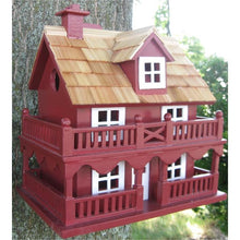 Load image into Gallery viewer, Red Wood Birdhouse - Made of Kiln Dried Hardwood
