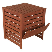 Load image into Gallery viewer, Outdoor 90 Gallon Solid Wood Compost Bin with Brown Finish
