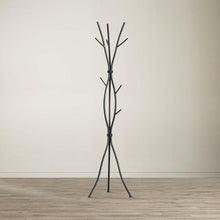 Load image into Gallery viewer, Metal Tree Branch Style Coat Rack with Multiple Hooks in Black
