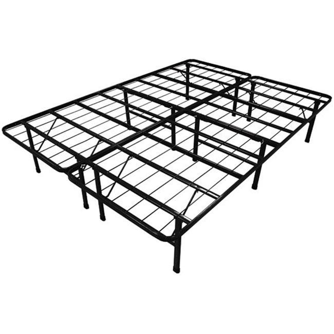 Queen-size Steel Folding Metal Platform Bed Frame