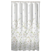 Load image into Gallery viewer, Floral Dragonfly Polyester Machine Washable Shower Curtain
